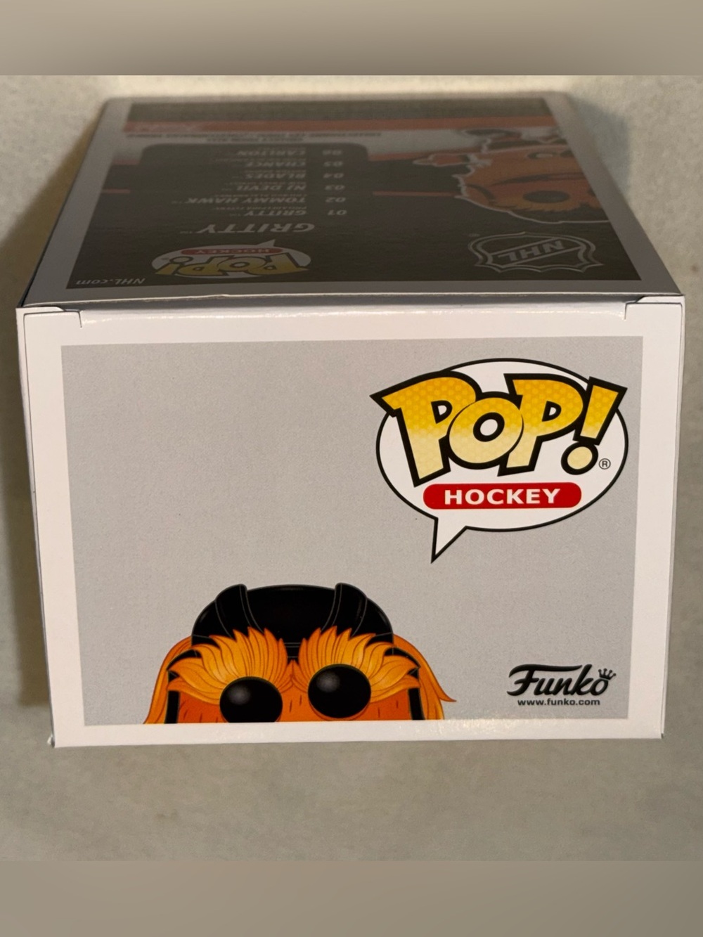 Funko Pop! vinyl figure of Gritty in team jersey. NIB - Picture 6 of 6